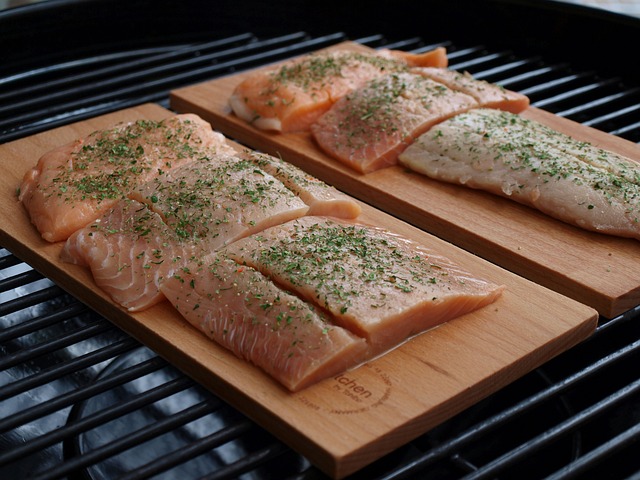 Gegrillter Lachs